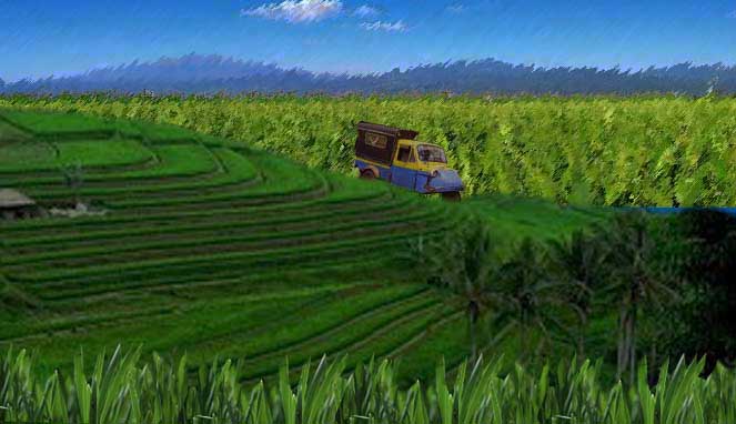 Ilustrasi Si Penjual itik dikerjai pesaing