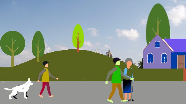 Ilustrasi pengunjung klinik hewan