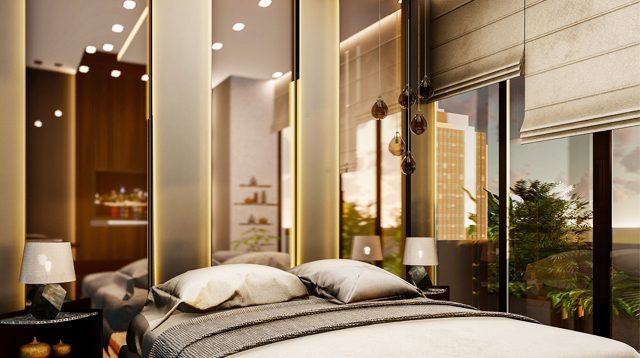 Ilustrasi kamar hotel