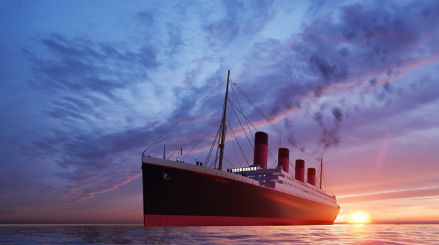 Ilustrasi Titanic