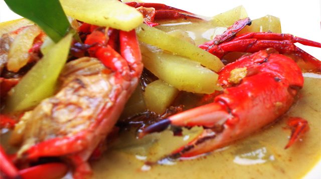 Kepiting kuah santan