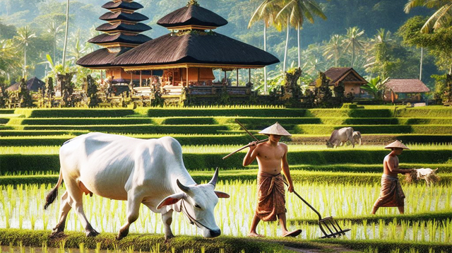 Lembu Putih di Desa Wisata Taro: Keajaiban Langka yang Menarik ...