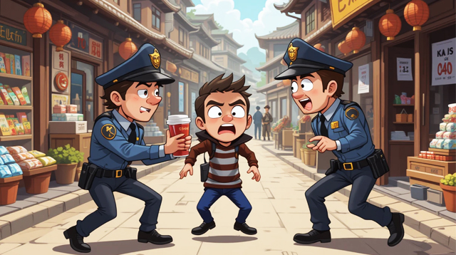 Satpam menangkap pencuri