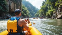 Rafting di sungai