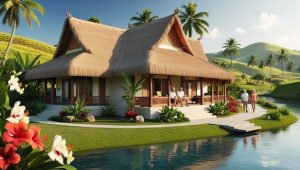 Villa tepi sungai
