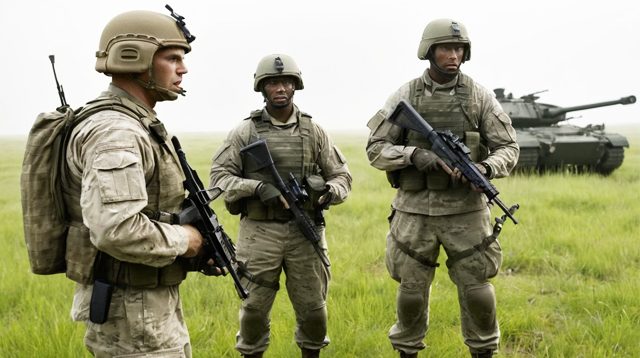 Pasukan di medan tempur