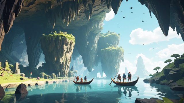 Gua dan pulau terapung