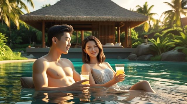 Sebuah villa pribadi