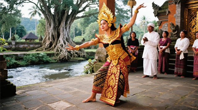 Penari di Pura Beji
