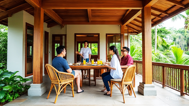 Rumah bergaya tropis