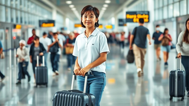Bagian keberangkatan di Bandara