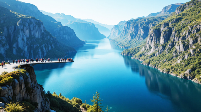 Wisata alam fyord di Norwegia