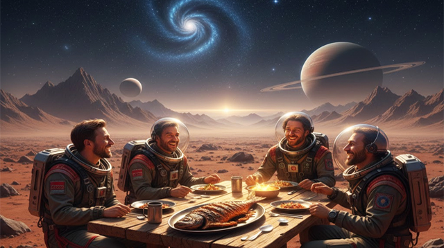 Fine dining di Mars