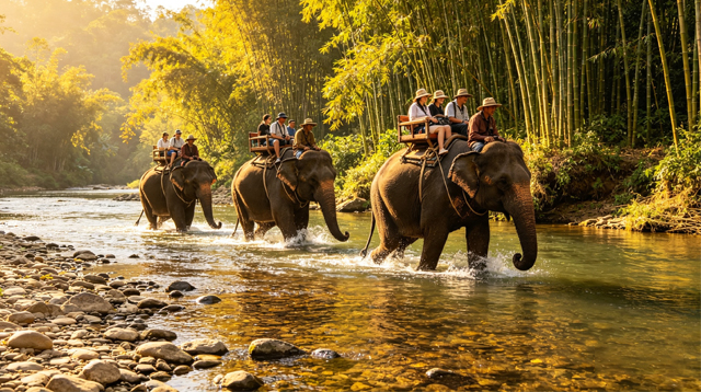 Wisata naik gajah