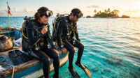 diving